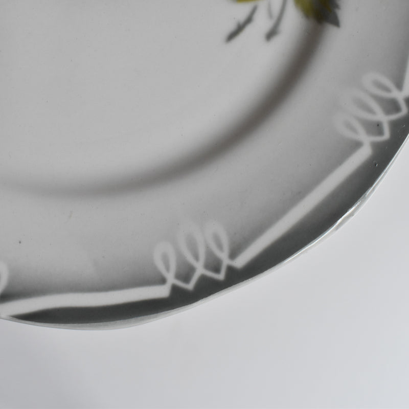 Vintage Plate Digoin & Sarreguemines Odile F