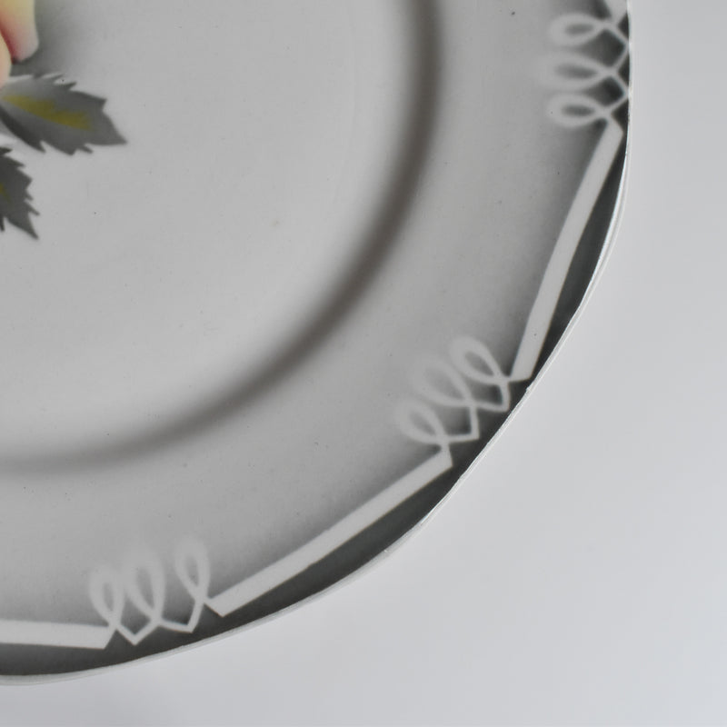 Vintage Plate Digoin & Sarreguemines Odile F