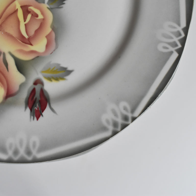 Vintage Plate Digoin & Sarreguemines Odile F