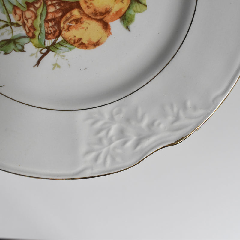Antique Dessert Plate Orchies B