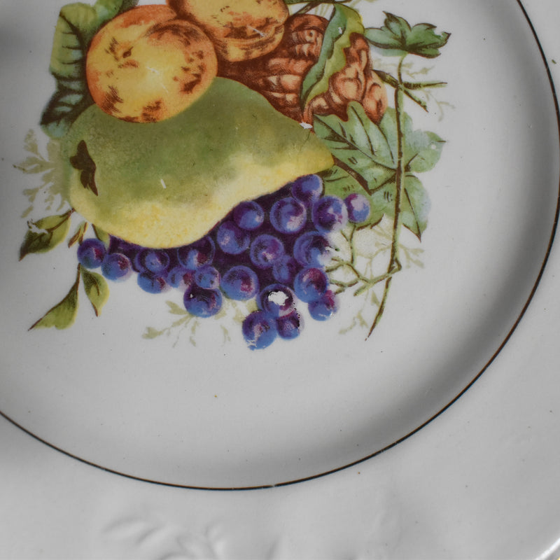 Antique Dessert Plate Orchies B