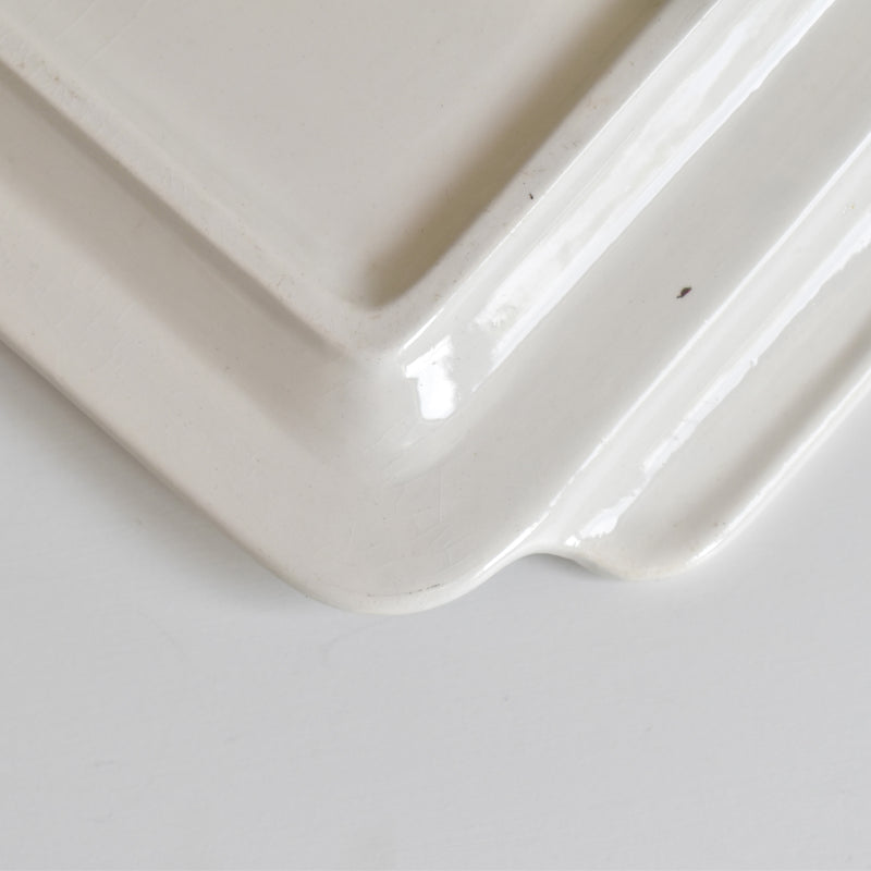 Vintage Rectangular Cake Plate, Digoin & Sarreguemines 9123