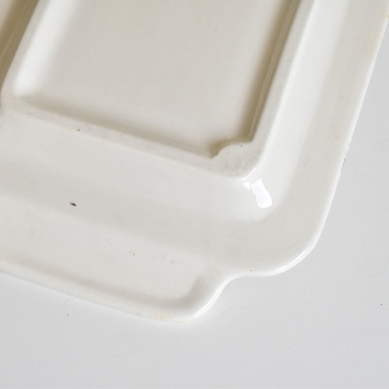Vintage Rectangular Cake Plate, Digoin & Sarreguemines 9123