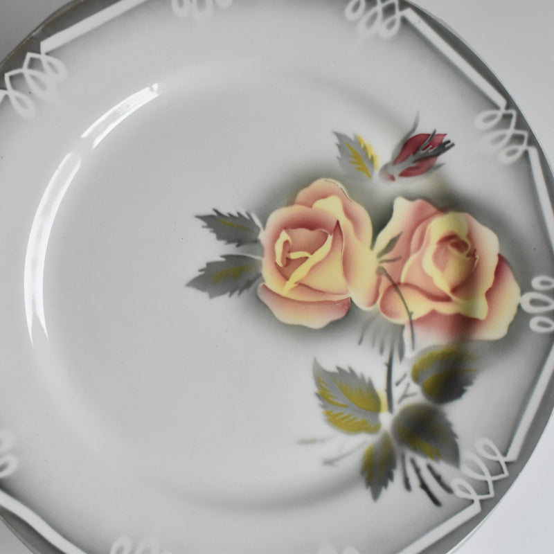 Vintage plate, Digoin & Sarreguemines, Odile G