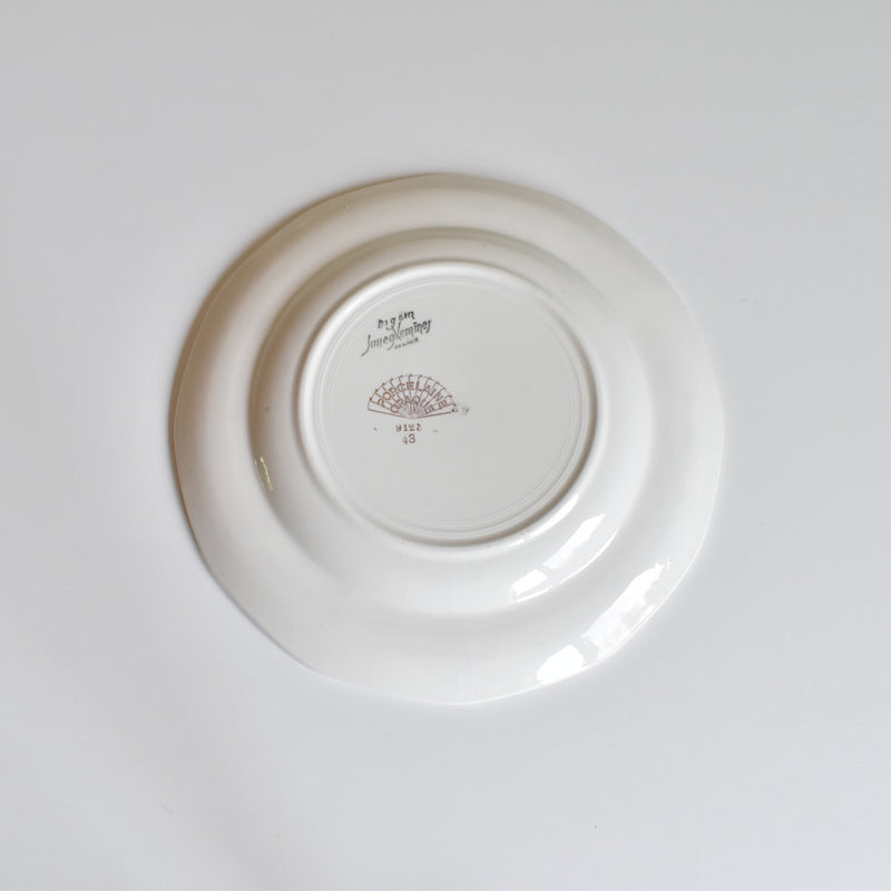 Vintage dessert plate Digoin & Sarreguemines 9123 I