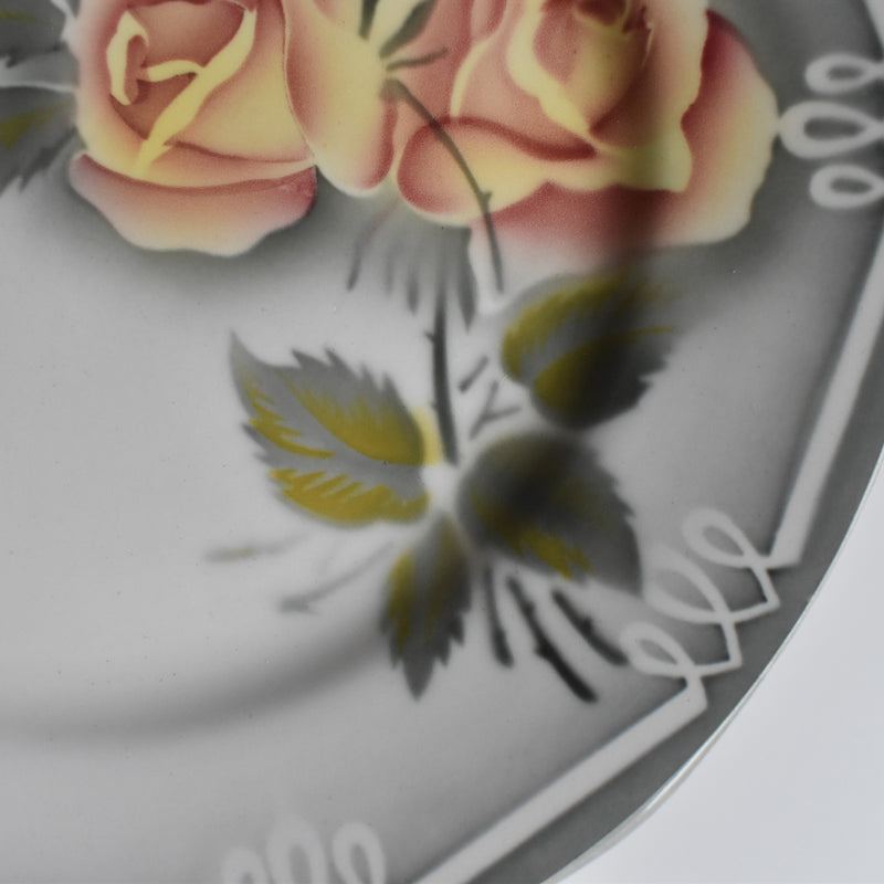 Vintage plate, Digoin & Sarreguemines, Odile G
