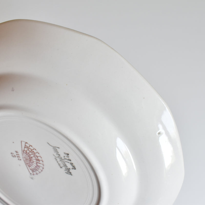 Vintage dessert plate Digoin & Sarreguemines 9123 I
