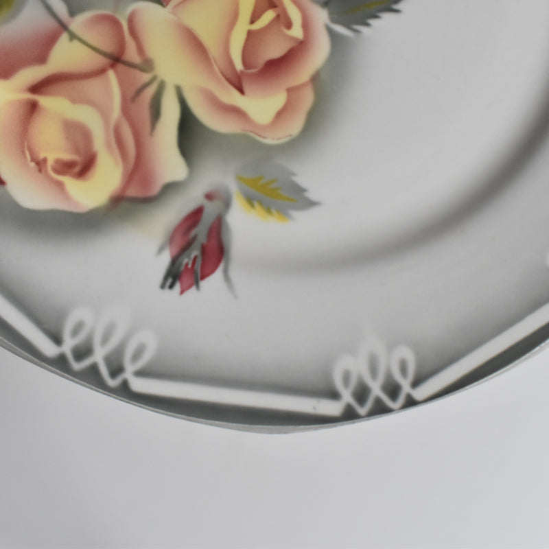 Vintage plate, Digoin & Sarreguemines, Odile G