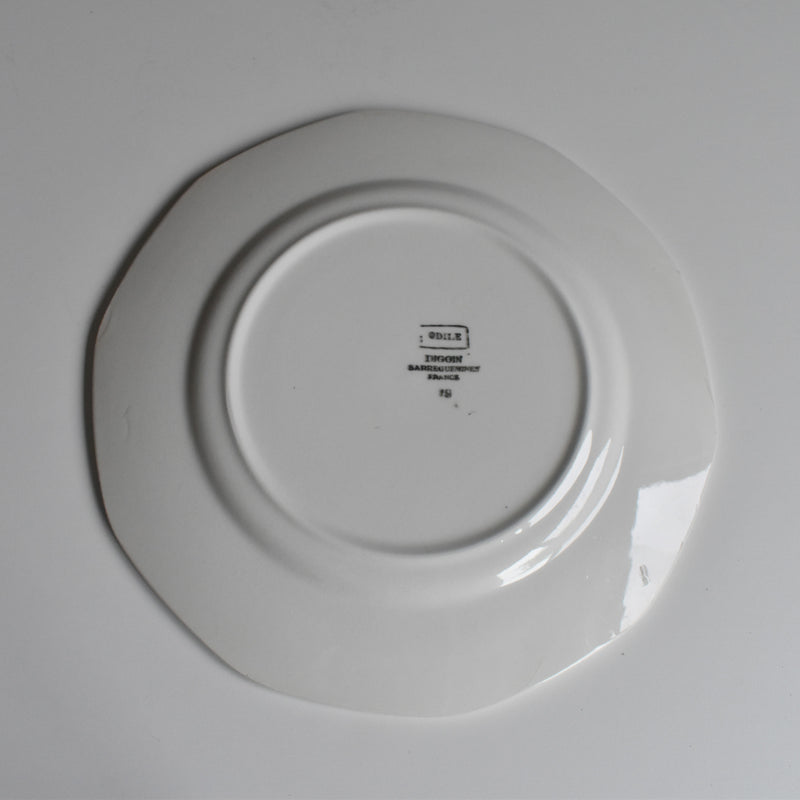 Vintage plate Digoin & Sarreguemines Odile H