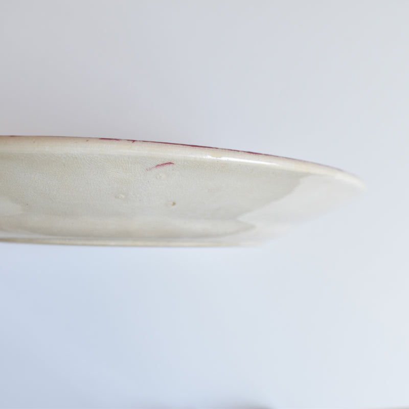 Antique plate Onan Eglantines G