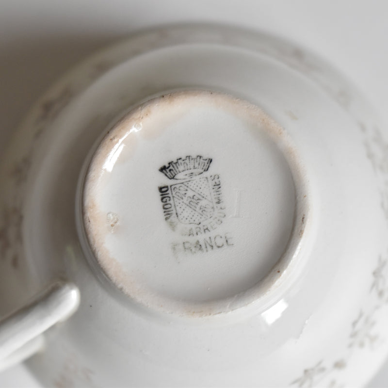 Vintage Coffee Cup - Digoin & Sarreguemines A