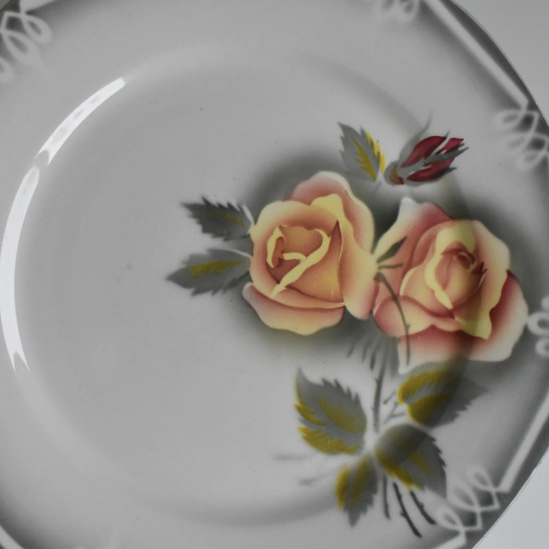 Vintage plate Digoin & Sarreguemines Odile H