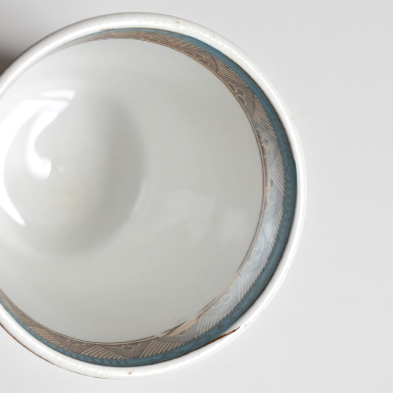 Antique Coffee Cup & Saucer, Sarreguemines, C