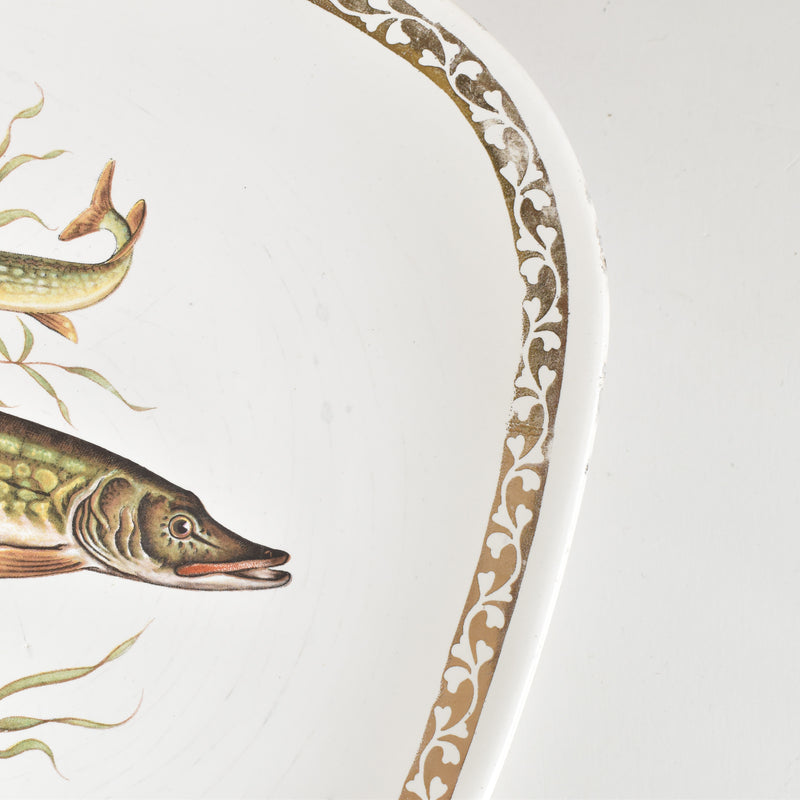 ヴィンテージプレート ロンシャン Poisson  A (ダメージあり　セール商品)