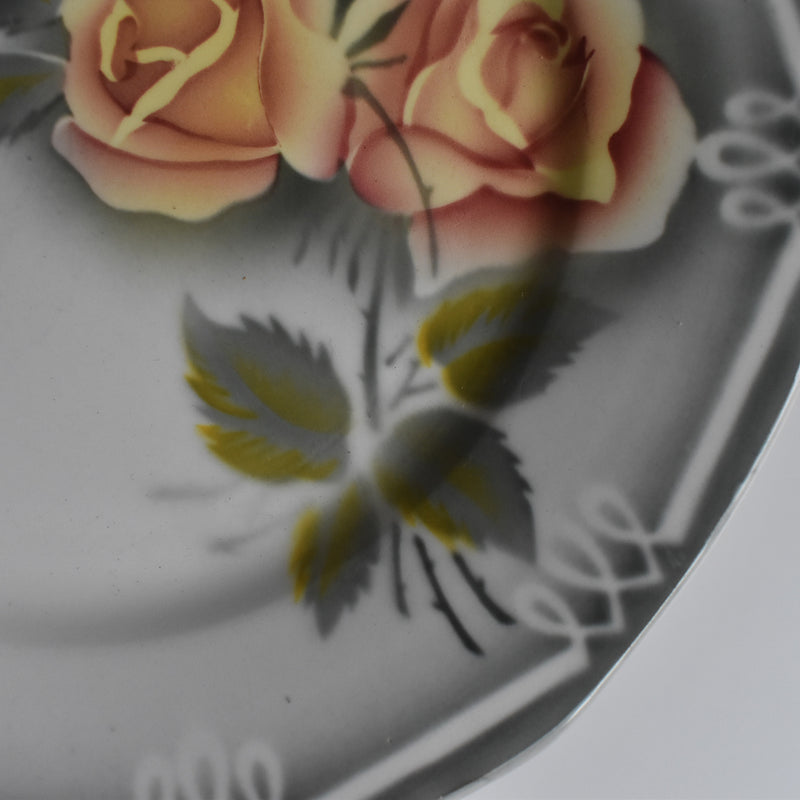Vintage plate Digoin & Sarreguemines Odile H