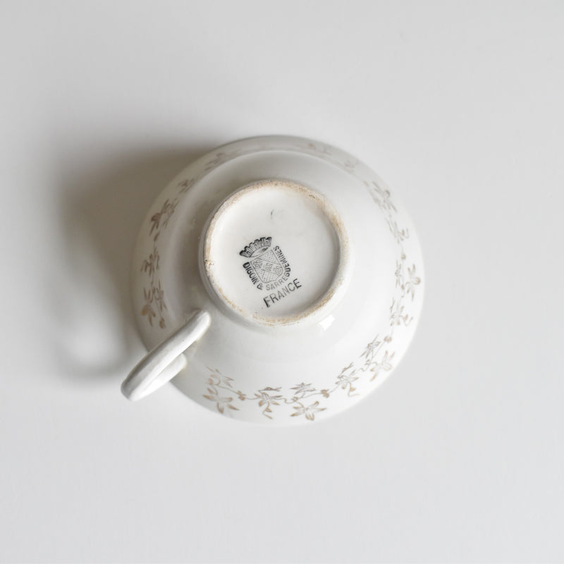 Vintage Digoin & Sarreguemines Coffee Cup B