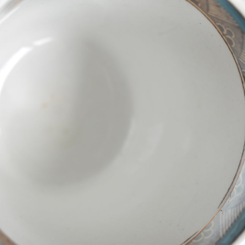 Antique Coffee Cup & Saucer, Sarreguemines, C