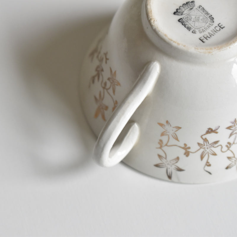 Vintage Digoin & Sarreguemines Coffee Cup B