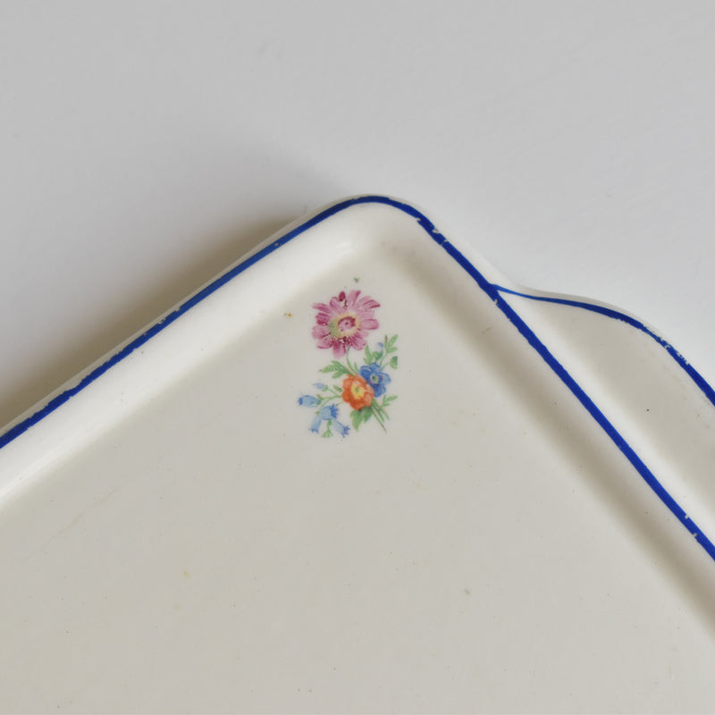 Vintage Rectangular Cake Plate, Badonviller