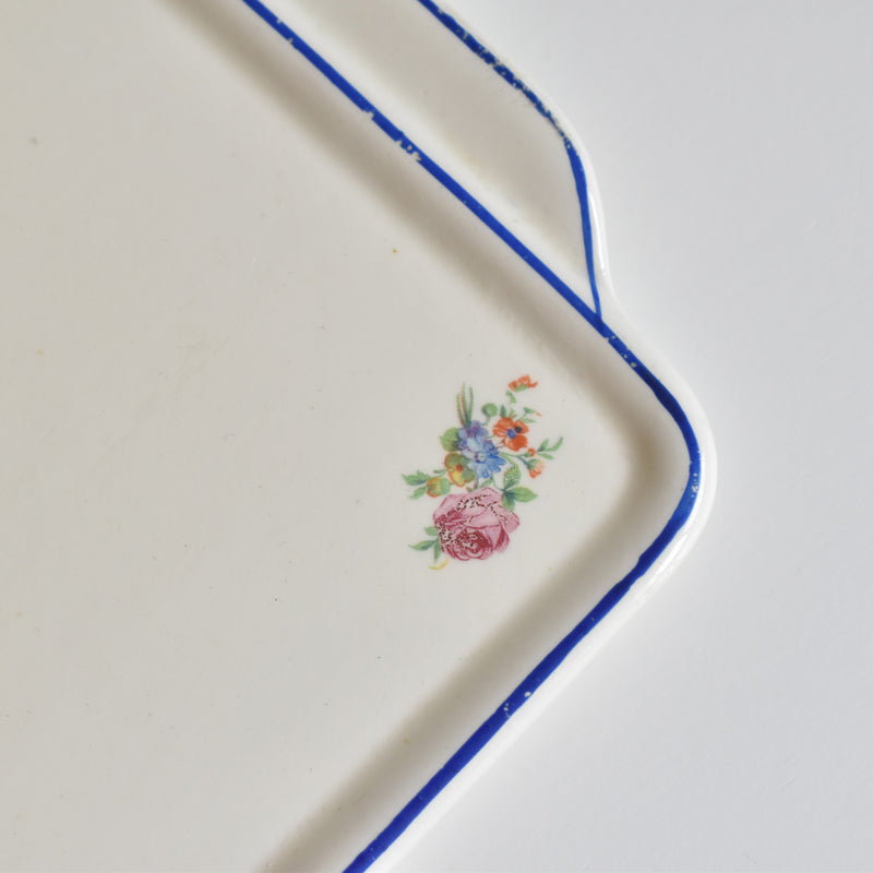 Vintage Rectangular Cake Plate, Badonviller