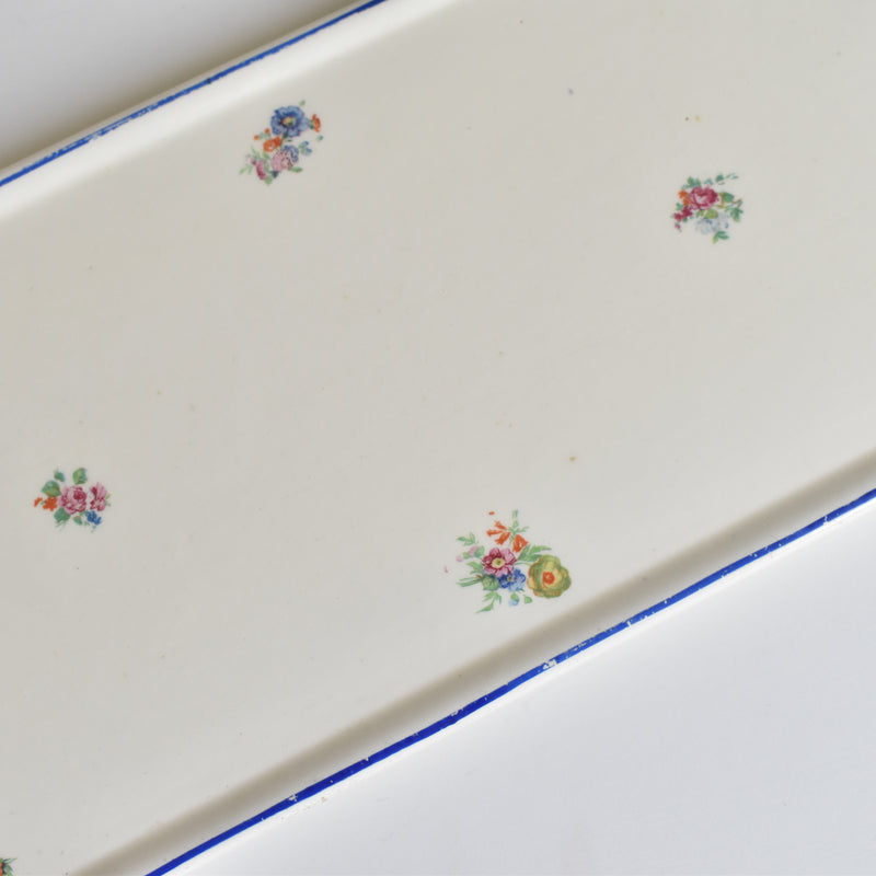 Vintage Rectangular Cake Plate, Badonviller