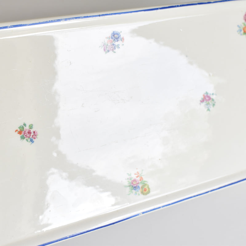 Vintage Rectangular Cake Plate, Badonviller