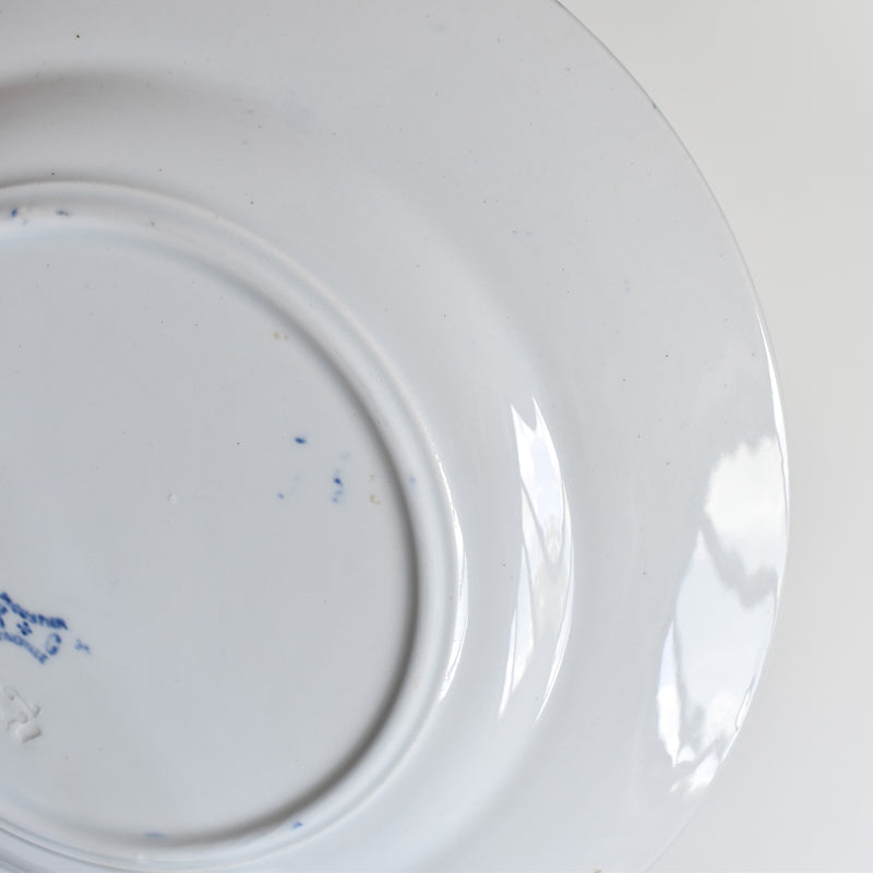Antique Plate KG LUNEVILLE Moustier A