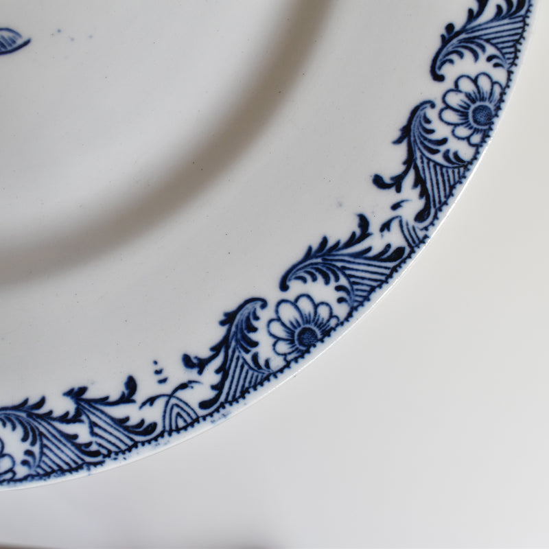Antique Plate KG LUNEVILLE Moustier A