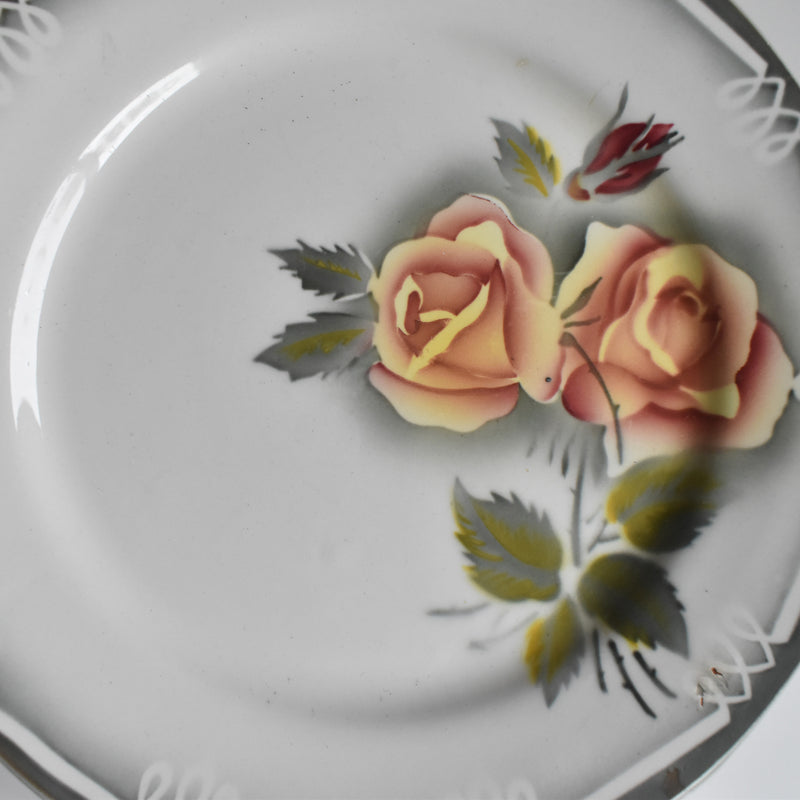 Vintage Plate Digoin & Sarreguemines Odile J