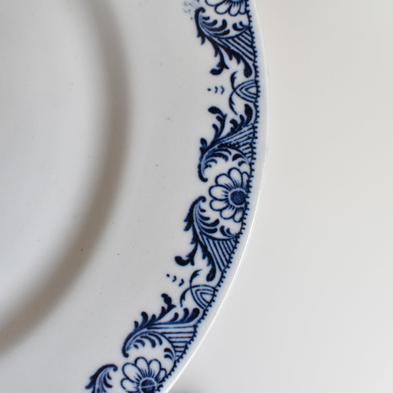 Antique Plate KG LUNEVILLE Moustier A