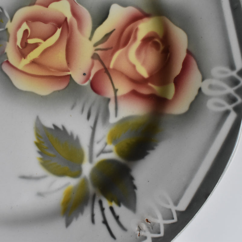 Vintage Plate Digoin & Sarreguemines Odile J