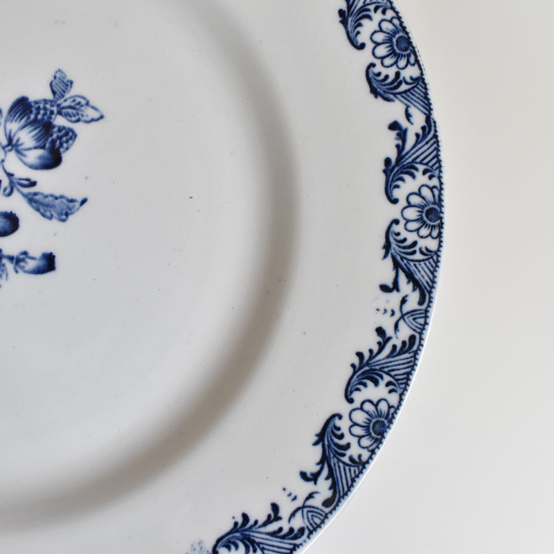 Antique Plate KG LUNEVILLE Moustier A
