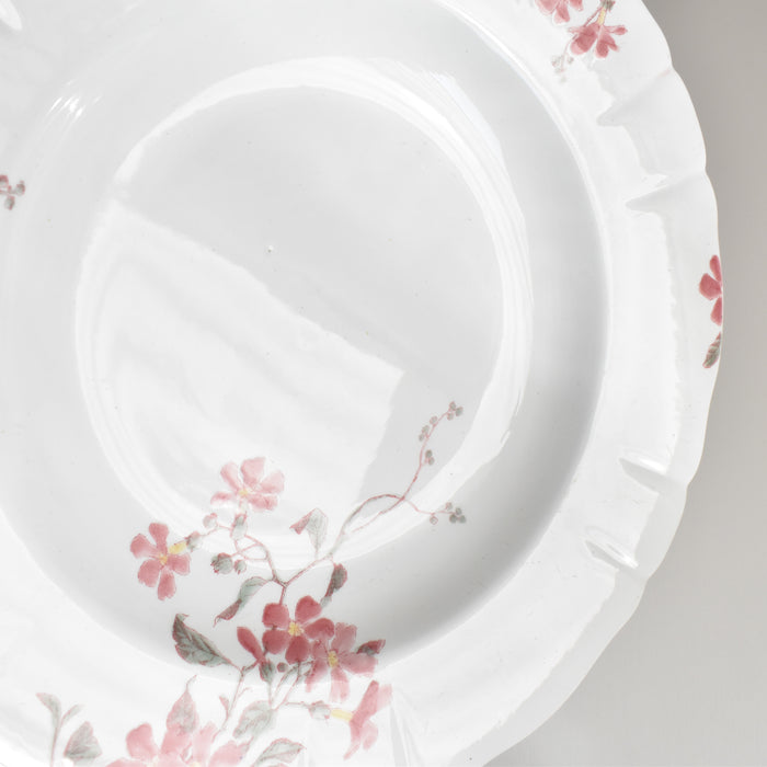 アンティーク深皿 KGリュネヴィル Fleurs roses A