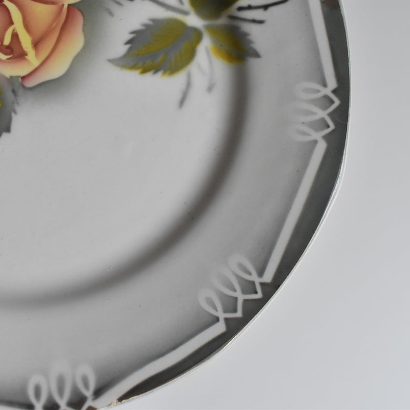 Vintage Plate Digoin & Sarreguemines Odile J