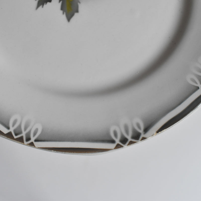 Vintage Plate Digoin & Sarreguemines Odile J