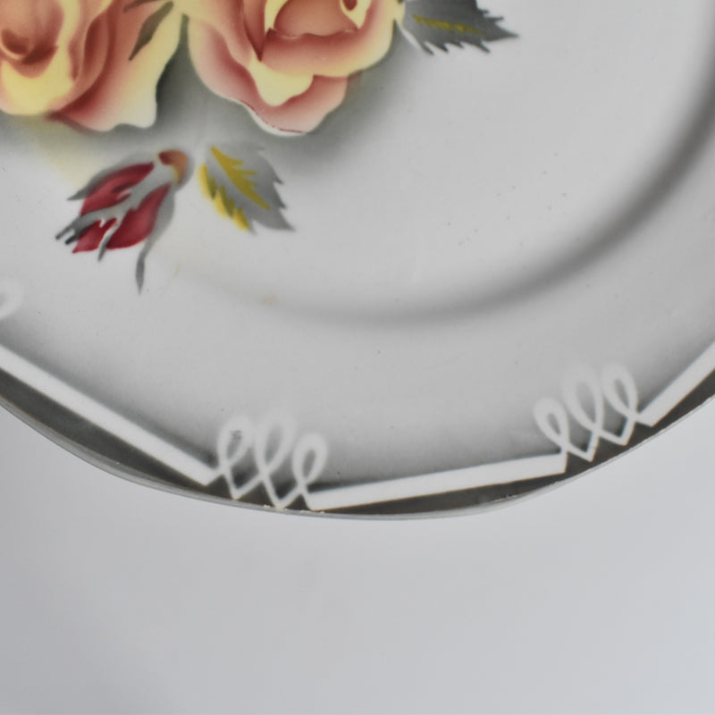 Vintage Plate Digoin & Sarreguemines Odile J