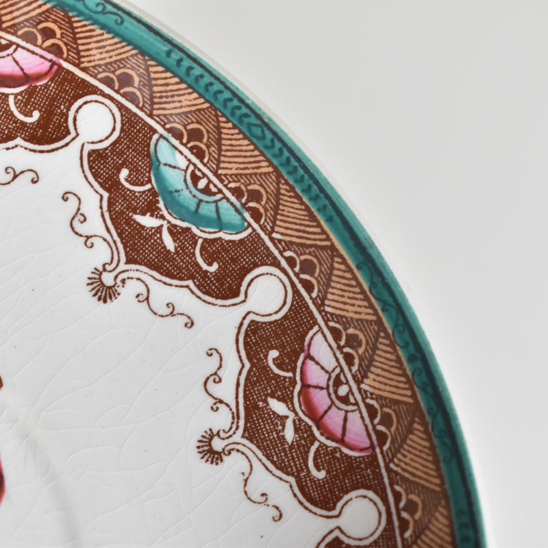 Antique Coffee Cup & Saucer, Sarreguemines E