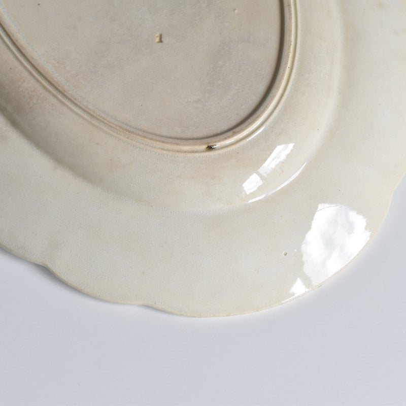 Antique Oval Platter, Pecsone, Louis XVI
