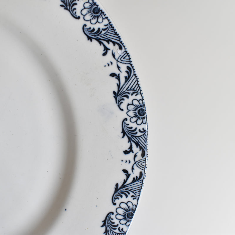 Antique Plate KG LUNEVILLE Moustier B