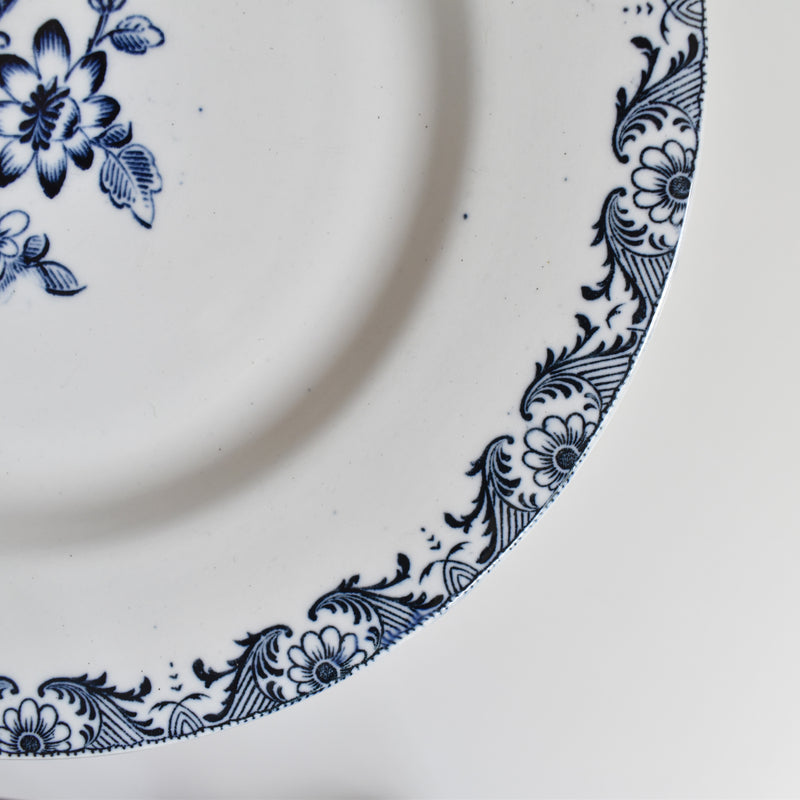 Antique Plate KG LUNEVILLE Moustier B
