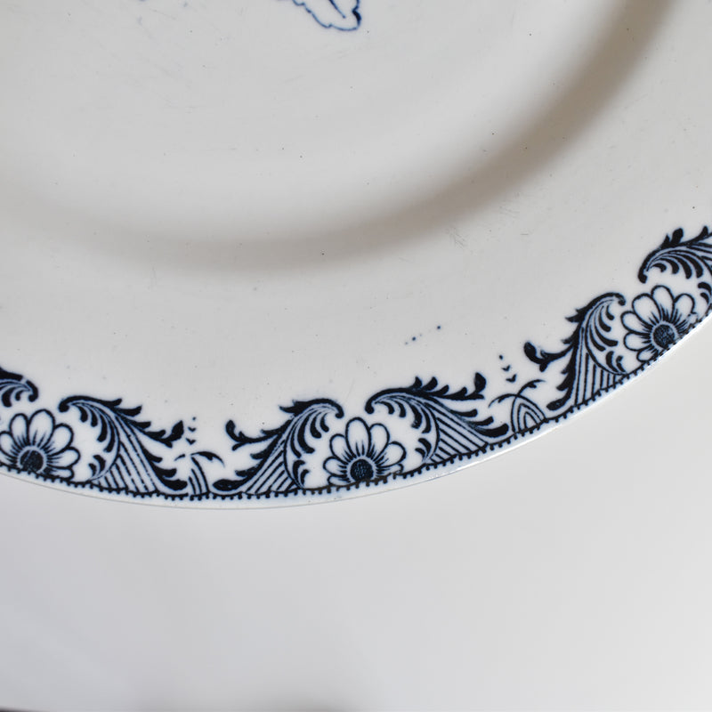 Antique Plate KG LUNEVILLE Moustier B