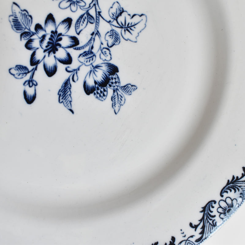 Antique Plate KG LUNEVILLE Moustier B