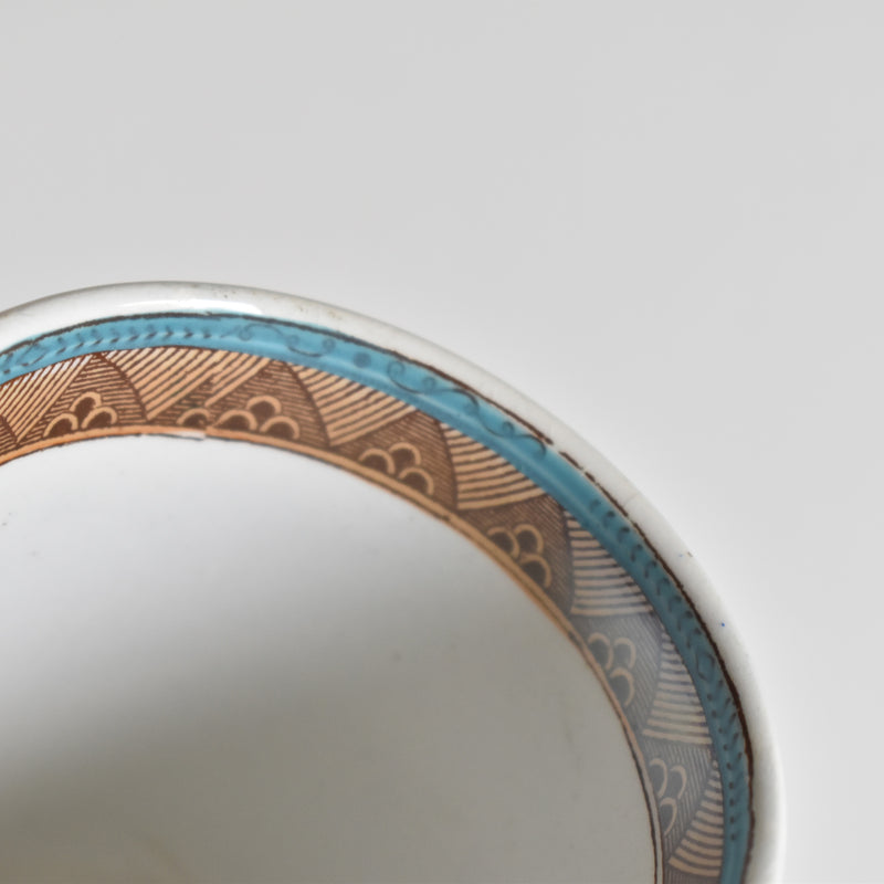 Antique Coffee Cup & Saucer, Sarreguemines E