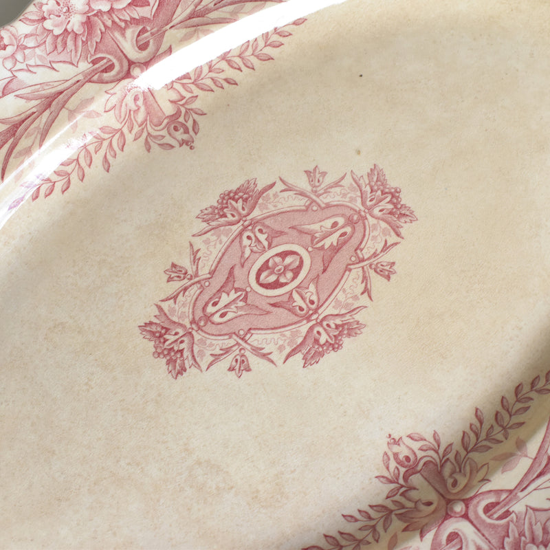 Antique Oval Platter, Pecsone, Louis XVI