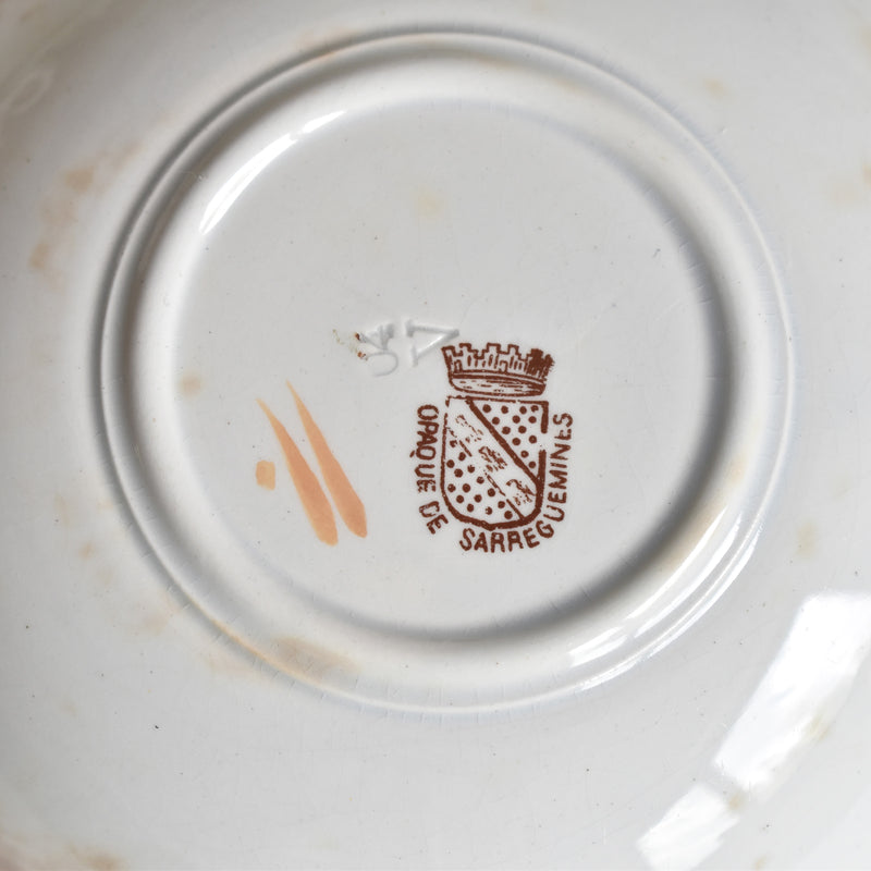 アンティークコーヒカップ＆ソーサー サルグミンヌ F