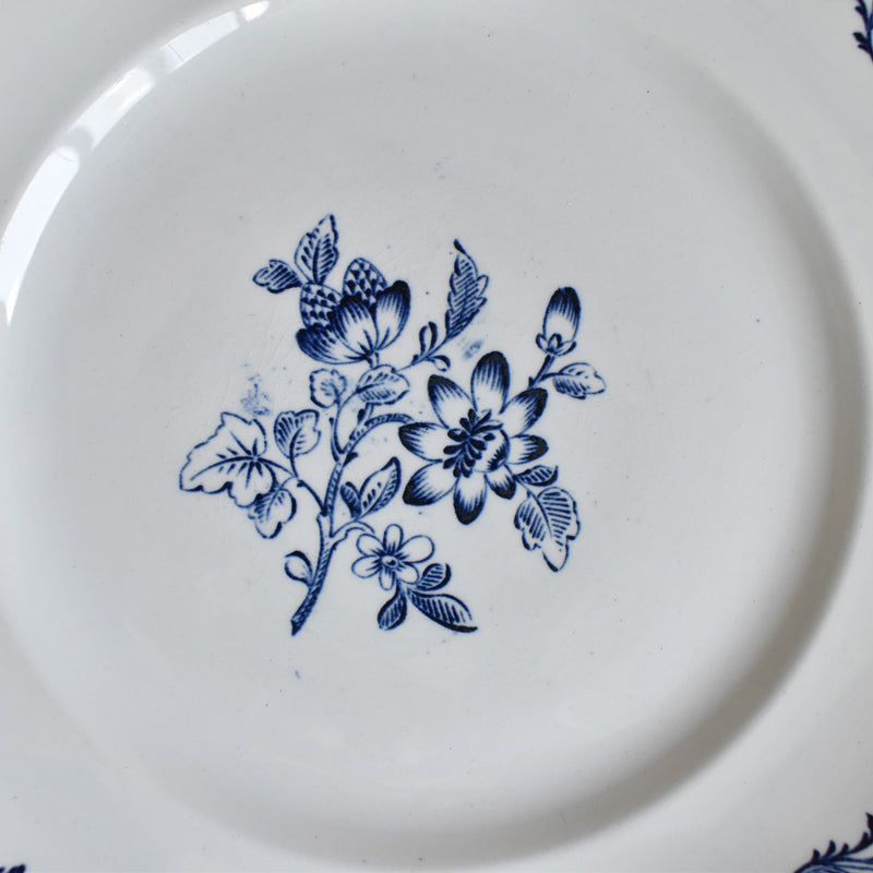 Antique Pedestal Plate KG LUNEVILLE Moustier