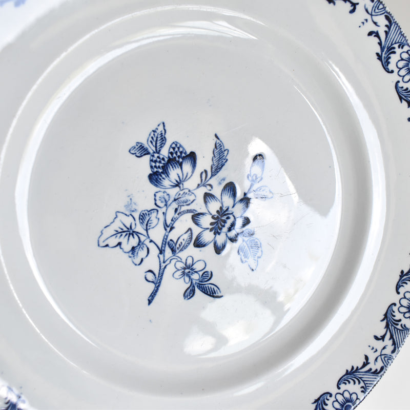 Antique Pedestal Plate KG LUNEVILLE Moustier