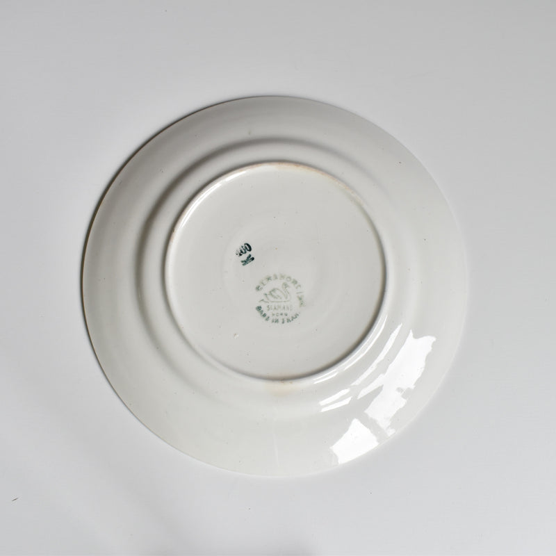 Vintage Dessert Plate, Saint-Amand, Ceranord, Flower & Relief, J