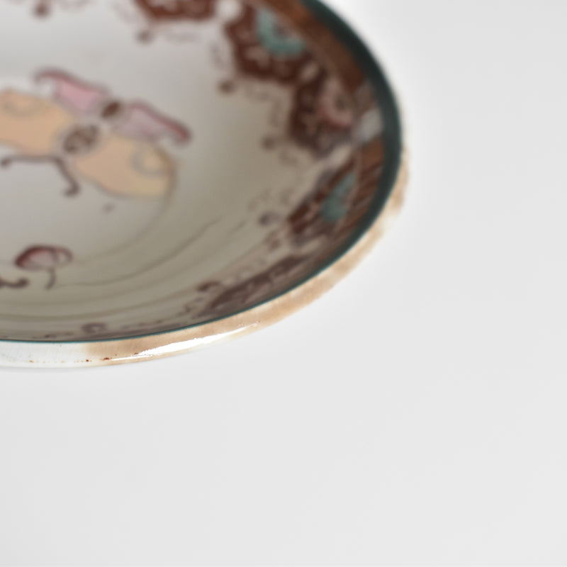 アンティークコーヒカップ＆ソーサー サルグミンヌ F