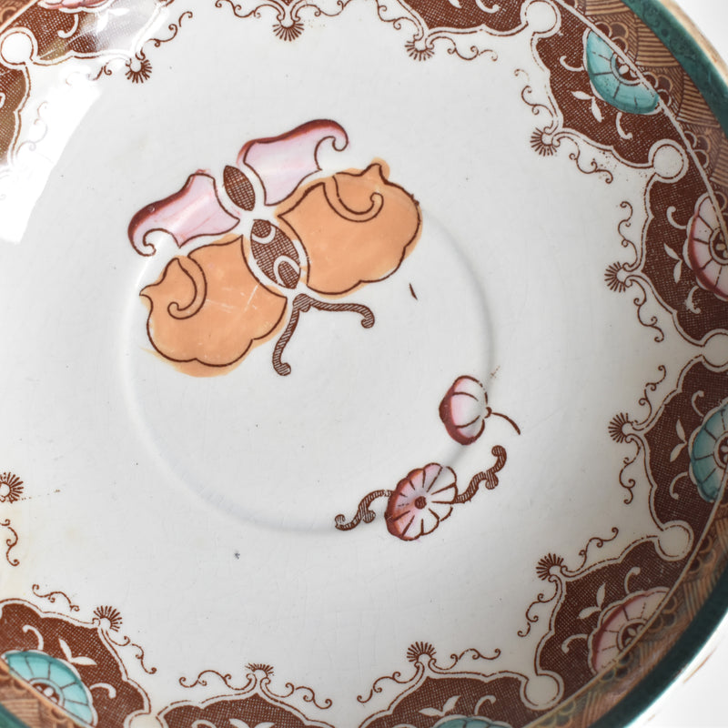 アンティークコーヒカップ＆ソーサー サルグミンヌ F